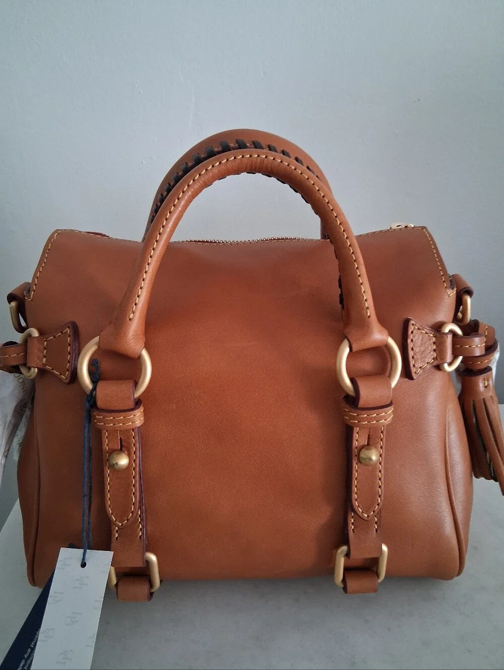 Dooney & Bourke Florentine Micro Satchel Natural